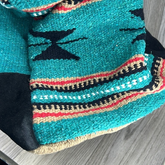 Travel Bag in bohemian beautiful Southwestern blanket fabrics - Picture 4 of 6